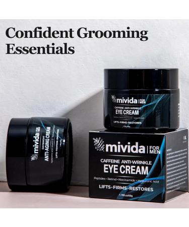Anti Aging Cream for Men | Hyaluronic Acid Vitamin E Retinol & Collagen | Fragrance-Free Moisturizer | 1.76 fl. oz - Reduce Wrinkles & Enhance Skin - Buy Online on GoSupps.com
