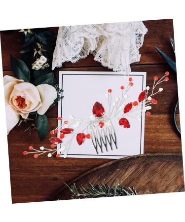 Beaupretty Rhinestone Hair Clips Womens Headpiece Rhinestone Headpieces for Women Rhinestone pin Bridal Accessory Girls Hairpin Bride Accessory Miss Piece Metal Hair Comb Clips - Buy Online on GoSupps.com