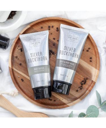 Scottish Soaps Silver Buckthorn Hair & Body Shampoo 300ml | Premium Scottish Fine Soaps | International Shipping Available - Buy Online on GoSupps.com