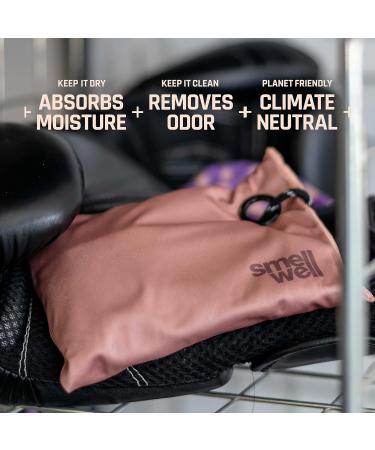 Smellwell Maxi Active Odor Remover - Bamboo Activated Carbon Shoe Deodorizer - Moisture Absorber for Shoes & Bags - Blush Pink 200g - Eliminate Sweat Odors - Buy Online on GoSupps.com