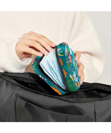 Animal Pattern Sanitary Napkin Storage Bag Feminine Menstrual Cup Pouches Nursing Pad Holder Tampon Bags Portable Period Bag for Women Teen Girls 1Pcs Multi-colored 1 - Buy Online on GoSupps.com