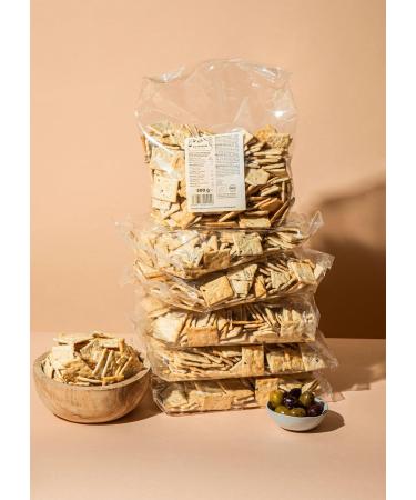  KoRo KoRo - Organic Olive Crackers 6 x 500g - Crunchy Wheat Cookies - With dried olive pieces - Perfect with wine appetizer or cheese - Buy Online on GoSupps.com
