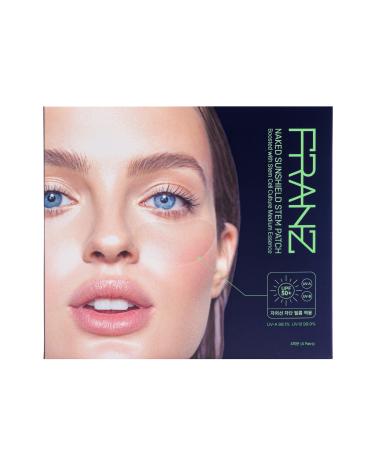 FRANZ - UV Patch UPF 50+ Sun Protection for Hiking Cycling Running Camping - Breathable Lightweight Packable for Casual Outdoor - Stem Cell for Hydration Anti-Aging - 4 pairs 4 Count (Pack of 1)