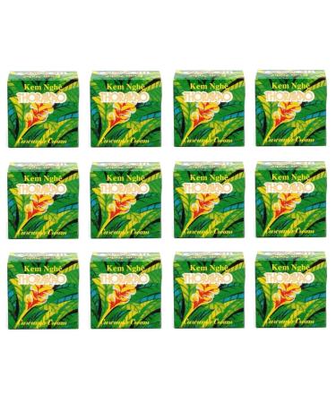 12 Jars Thorakao Curcuma Cream 7 Grams. Thorakao Turmeric Cream for Skin. Heal and Prevent Acne. Cream for Dark Spots. Scar Cream. Kem Nghe Thorakao