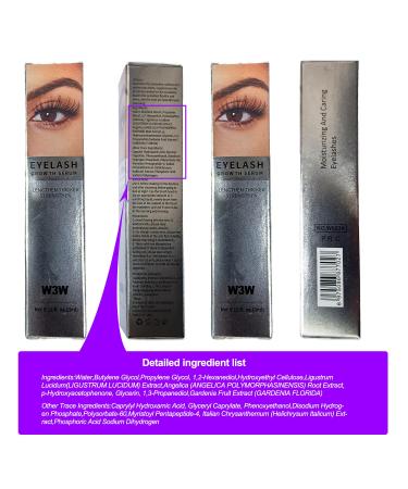 Lash Serum Eyelash Growth Serum - Rapid Eyelash for stronger Healthier Lashes & Brows Vegan & Cruelty-Free (2 PCS) - Buy Online on GoSupps.com