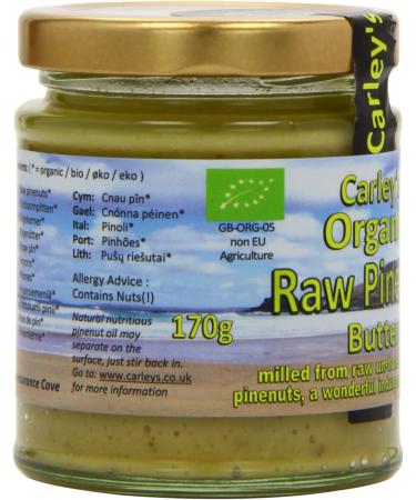 Carley's Organic Raw Pinenut Butter 170 g - Buy Online on GoSupps.com