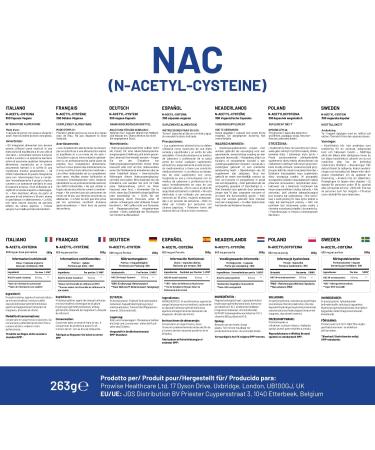 NAC N-Acetyl-Cysteine 600mg | 300 Capsules | Vegan N-Acetyl-Cysteine Nutritional Supplements | High Bioavailability & Letter Box Friendly | UK Manufactured by Prowise Healthcare - Buy Online on GoSupps.com