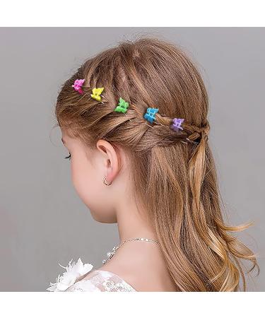100 Pack Assorted Mini Butterfly Hair Clips for Women and Girls - Colorful Hair Accessories - Buy Online on GoSupps.com