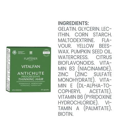 Ren Furterer - VITALFAN - Progressive Hair Thinning - Dietary Supplement - Hereditary & Hormonal - 30 capsules - Buy Online on GoSupps.com