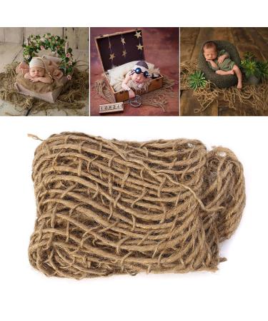 Zhangyo Newborn Photography Prop - Chunky Burlap Layer Net Hessian Jute Backdrop Blanket for Stunning Baby Photos - Buy Online on GoSupps.com