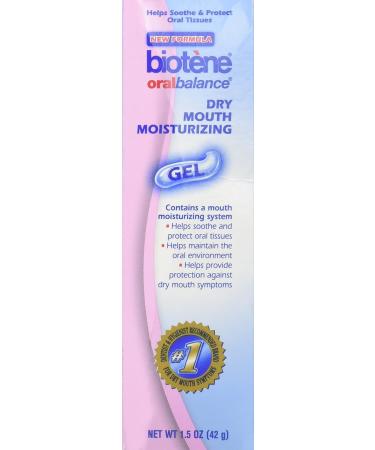 Biotene Oralbalance Dry Mouth Moisturizer Gel 1.50 oz - Soothing Hydration for Dry Mouth Relief | International Shipping Available - Buy Online on GoSupps.com
