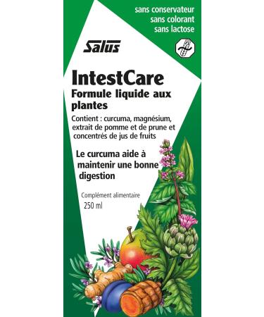 Salus IntestCare Liquid Formula - Digestion & Intestinal Sphere - With Turmeric Magnesium & Artichoke - 250ml - Buy Online on GoSupps.com