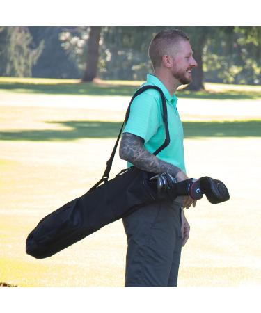 ProActive Sports 7 Sunday Bag - Lightweight Shoulder Golf Bag with Multiple Pockets and Padded Strap - Ideal for Driving Range, Par-3, Executive, and Children's Courses - Buy Online on GoSupps.com