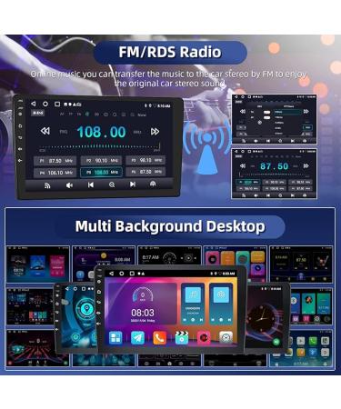 Radio Carplay for Toyota Camry 2015 2016 2017 Android Car Stereo 2G 32G Rimoody 10.1 Inch Touch Screen Car Radio with Android Auto GPS Navigation Bluetooth FM EQ WiFi Backup Camera - Buy Online on GoSupps.com