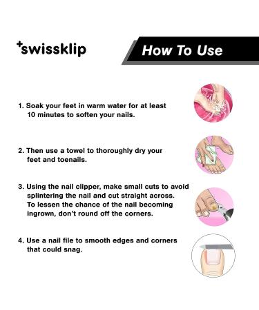 Swissklip Heavy Duty Toenail Clippers | Professional Nail Clippers for Seniors with Thick Toenails | Ideal for Ingrown Nails | 1 Unit Pack - Buy Online on GoSupps.com