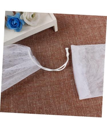 FRCOLOR 40 Pcs Handmade Soap Foaming Nets - White Natural 12x9cm - Perfect for Bath & Shower - Buy Online on GoSupps.com