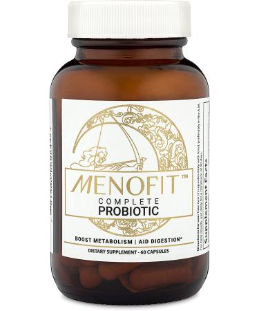 MenoFit - Natural Menopause Relief Supplements for Women - 60 Herbal Capsules with Probiotics - Buy Online on GoSupps.com