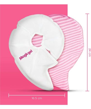 Magic Gel Luxury Breast Therapy Pack - Nursing Essentials for Breastfeeding & Post-Surgery Pain Relief | Includes 2X Hot/Cold Breast Ice Packs - Buy Online on GoSupps.com