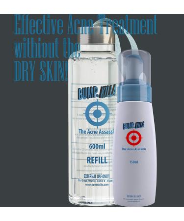 Buy Acne Treatment for Sensitive Skin - 80% Improvement in 4 Weeks | Refill Bottle - Buy Online on GoSupps.com