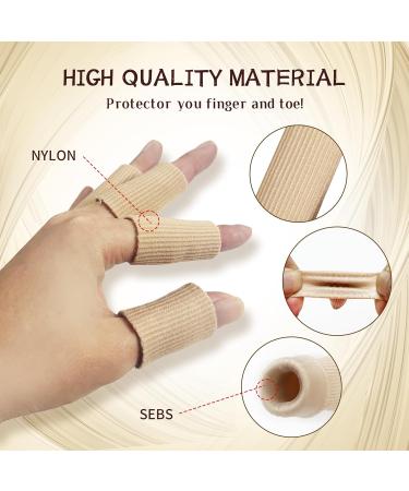5 Pieces Cutable Silicone Toe Protection Cushion Tube - Gel Bandage for Corns Blisters & Calluses - Available in S M L Sizes for Men & Women - Buy Online on GoSupps.com