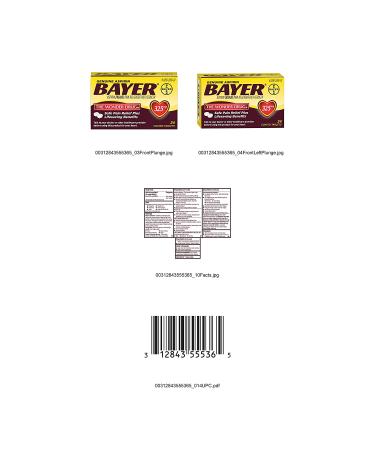 Genuine Bayer Aspirin 325mg Coated Tablets - #1 Doctor Recommended Pain Reliever & Fever Reducer - 24 Count - Buy Online on GoSupps.com