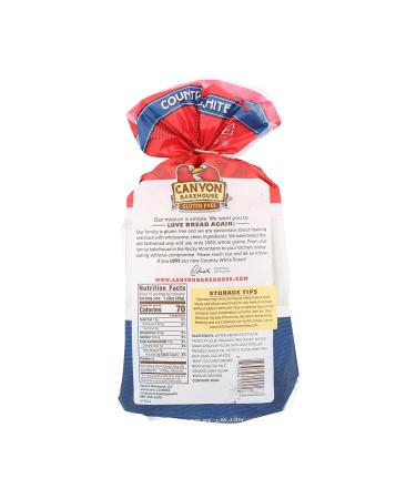 Canyon Bakehouse Gluten-Free Country White Bread 15 Oz - Buy Online Now! - Buy Online on GoSupps.com