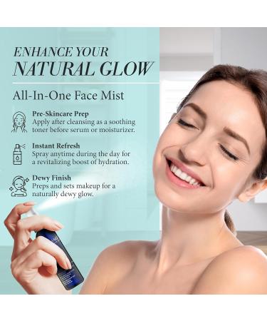 Repechage Algo Mist Hydrating Seaweed Facial Spray - Travel Size 2 fl oz | Aloe & Vitamin C Infused Hydrating Face Mist for All Skin Types - Buy Online on GoSupps.com