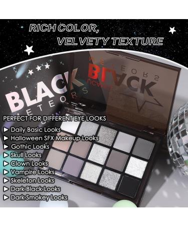 Ucanbe Goth Eyeshadow Palette - 15 Colors for Smokey Looks | Waterproof & Durable Gothic Makeup for Halloween - Buy Online on GoSupps.com