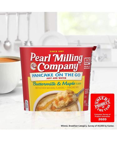 Pearl Milling Company Pancake Cups 12ct with Maple Syrup - Delicious and Convenient Breakfast Option - Buy Online on GoSupps.com