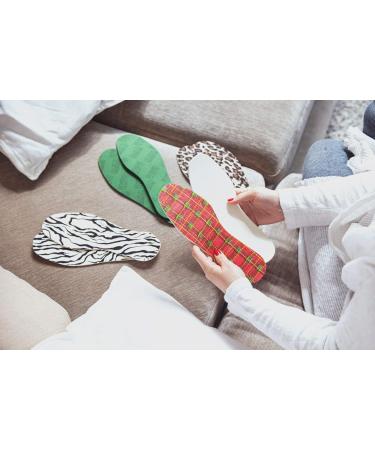 Shop 6 Pair Tartan Shoe Insoles for Men & Women - Comfortable Unisex Inserts | Stylish Design by Kaps - Buy Online on GoSupps.com