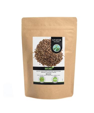 Hemp Seeds Unpeeled 1kg | 100% Natural Vegan No Additives - Shop Now! - Buy Online on GoSupps.com
