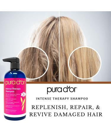 Pura D Intense Therapy Shampoo 16 fl oz - Repair & Hydrate | Best Hair Care - Buy Online on GoSupps.com