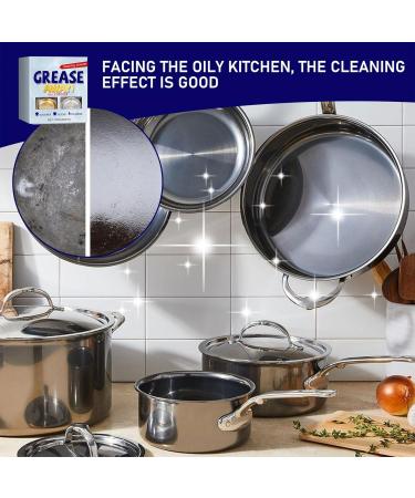 FOCCAR Kitchen All Purpose Cleaning Powder - Kitchen Cleaning Powder 150g Degreaser Cleaner Heavy Duty For Pots And Pans Oil Stain Grease Remover For Range Hood Oven - Buy Online on GoSupps.com