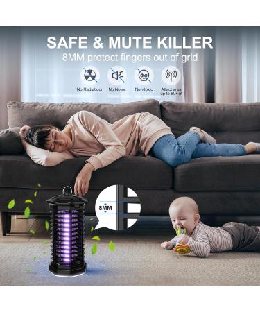 Electric Bug Zapper with LED Light LUUGUYI 4200V Mosquito Zapper Killer Electric Insect Fly Zapper Mosquito Trap No Odor & Chemicals Mosquito Lamp Bulb for Indoor & Outdoor - Buy Online on GoSupps.com