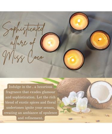 Miss Coco Scent Scented Candles | Black Jar Collection | Perfect Christmas Gifts & Aromatherapy Bliss - Buy Online on GoSupps.com