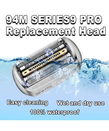 Buy Series 9 Pro 94M Electric Shaver Head - Compatible with Braun 9290cc 9291cc 9370cc & More - Premium Replacement Accessories - Buy Online on GoSupps.com