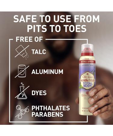 Old Spice Whole Body Deodorant for Men Total Body Deodorant Lavender + Mint Aluminum Free Deodorant Spray for 24/7 Freshness // Dermatologist Tested Whole Body Deodorant 3.5 oz - Buy Online on GoSupps.com