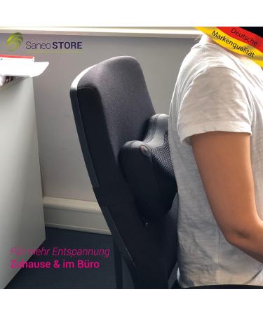 Saneorelax Shiatsu Massage Pillow with Heat Neck Shoulder & Back Relief | Premium German Quality - Buy Online on GoSupps.com