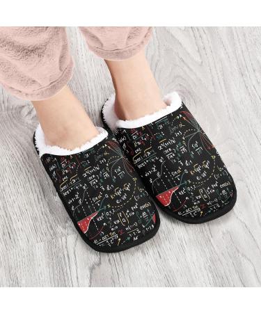 RPlife Spa Slippers | Green Watercolor Cactus & Succulents | Comfortable Multi-Color Women's House Slippers for Guests | Medium Math Educational Design - Buy Online on GoSupps.com