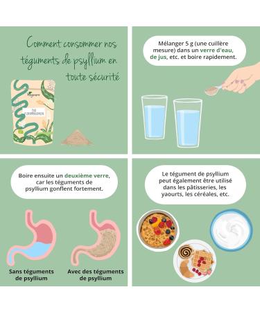 Organic Psyllium Blond Tegument | 90% Fiber | 400g Psyllium Husk | Superior Quality: Pure Natural & Vegan | Digestion + Transit Aid | Vegavero  - Buy Online on GoSupps.com