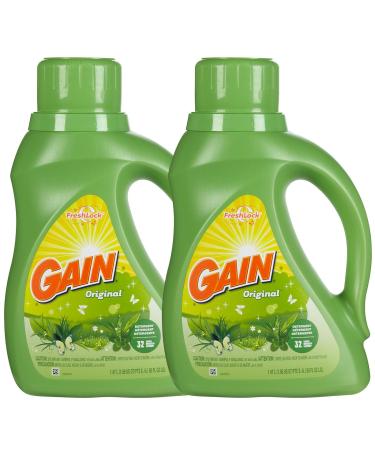 Gain Liquid Detergent - 50 oz - Original Fresh - 2 pk