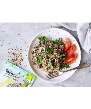 Organic Super Grains Blend 5 Pounds - Millet, Buckwheat, Quinoa Mix | Non-GMO, Vegan, Bulk Superfood - Buy Online on GoSupps.com