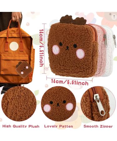 Shop Giantree 3-Piece Plush Women's Bands Storage Bag | Portable Tampon & Coin Pocket for Girls | Ideal Period Bag - Buy Online on GoSupps.com