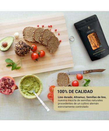 Keto Brot Backmischung Seed Mix 3x200g - 20% Protein Gluten-Free Low Carb Paleo Test Winner 2023 | Perfect for 1.65 kg Bread! - Buy Online on GoSupps.com