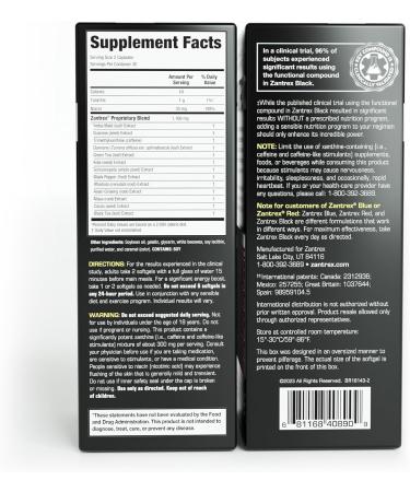 Buy Zantrex Black 60ct - Boost Energy & Weight Loss | Fast International Shipping - Buy Online on GoSupps.com