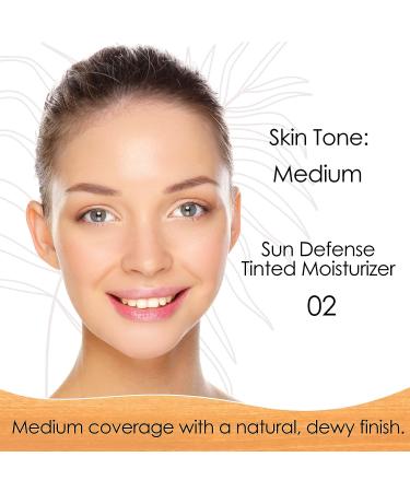 Bodyography Sun Defense Tinted Moisturizer (Medium) - Nourishing Skin Protection - Buy Online on GoSupps.com