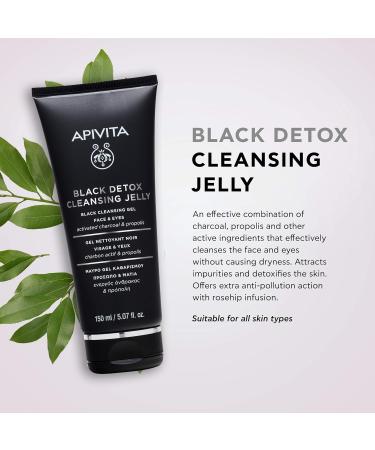 Apivita Black Detox Cleanser 150ml - Purifying Face Wash | Buy Online Internationally - Buy Online on GoSupps.com