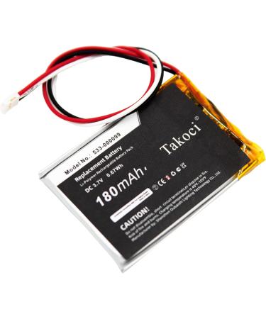 Replacement Battery 533-000099 AHB222535PJT for Keys-to-Go ik1041 - 3.7V 180mAh | International Shipping Available - Buy Online on GoSupps.com