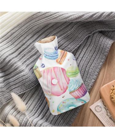 Donut Hot Water Bottle with Cover - Plush Hand Warmer for Adults & Kids | 26.5x15.3cm - International Shipping Available - Buy Online on GoSupps.com