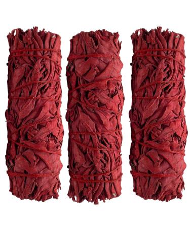 (Pack of 3)-Yerbero - Premium 4 Inches Long Dragon's Blood Sage. 3 Hand Tied Bundles Dragon Blood Smudging Kit for Home Negative Energy Cleansing, Meditation. Purifying Ceremonial Ritual. - Buy Online on GoSupps.com